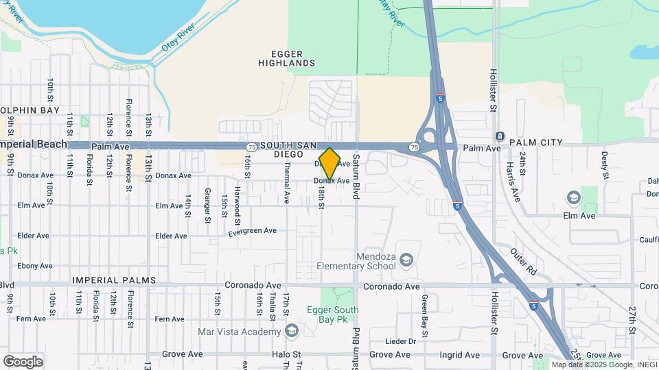 1821 Donax Ave Map and Location Details