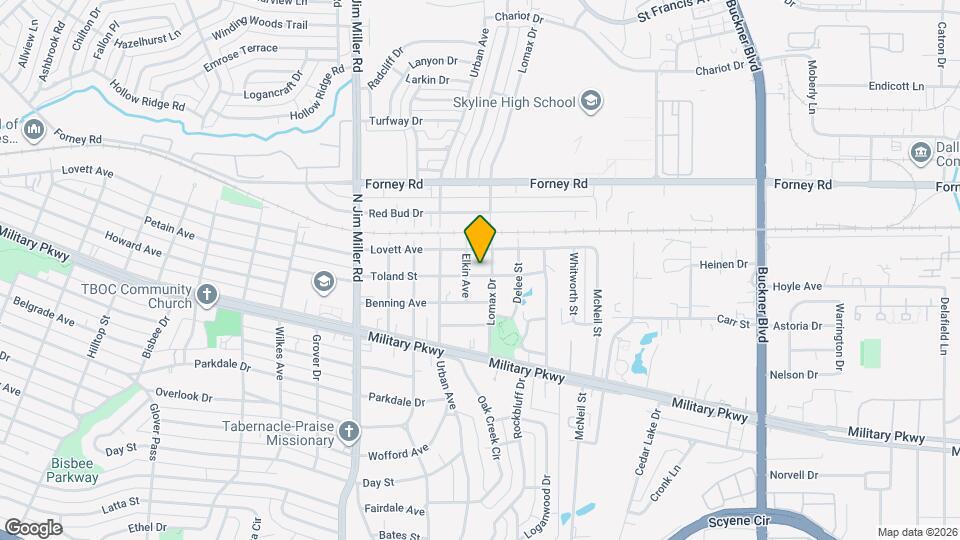 7315 Toland St Map and Location Details