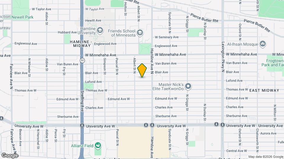 1375 Lafond Ave Map and Location Details