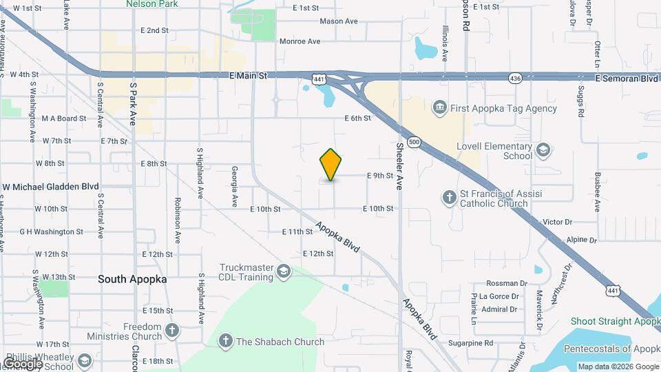 916 S Christiana Ave Map and Location Details