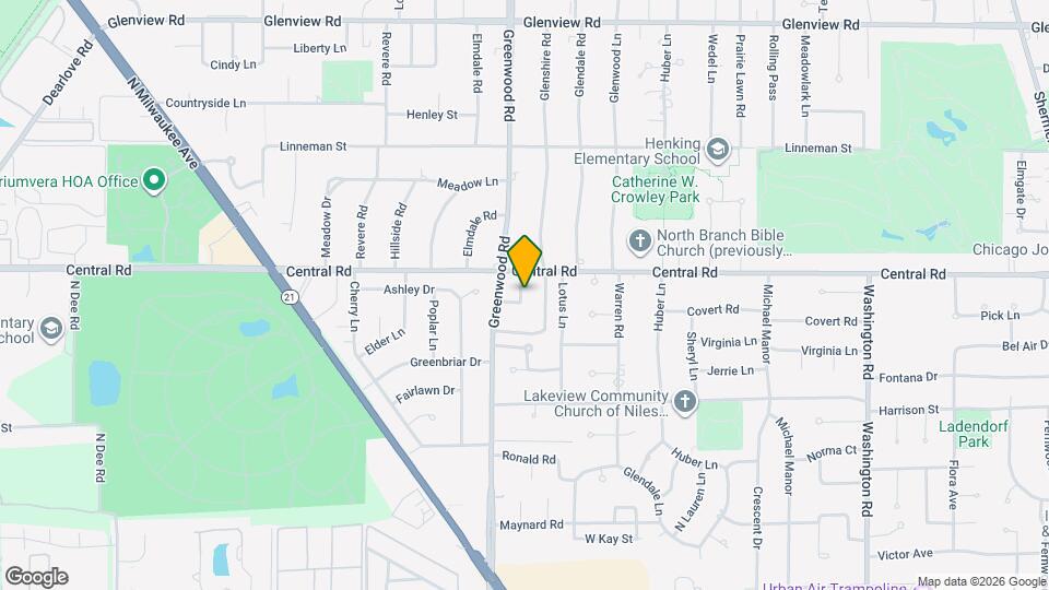 531 Glenshire Rd Map and Location Details