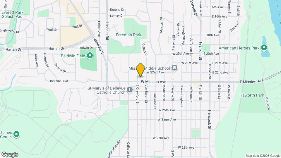 710 W Mission Ave Map and Location Details