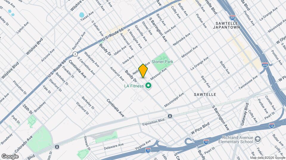 1851 Brockton Ave Map and Location Details