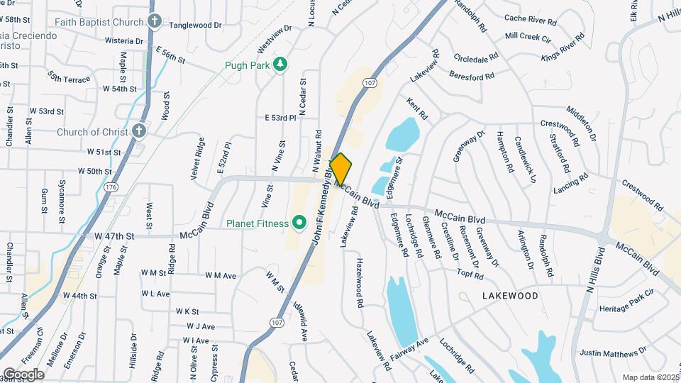 4813 Hickory Ave Map and Location Details