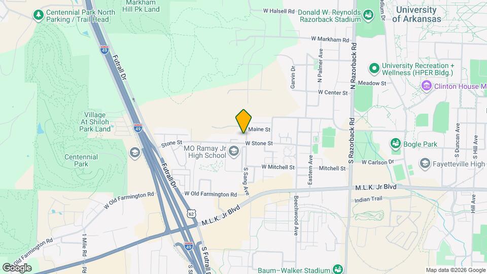 2108 W Stone St Mapa y Detalles de la Ubicación