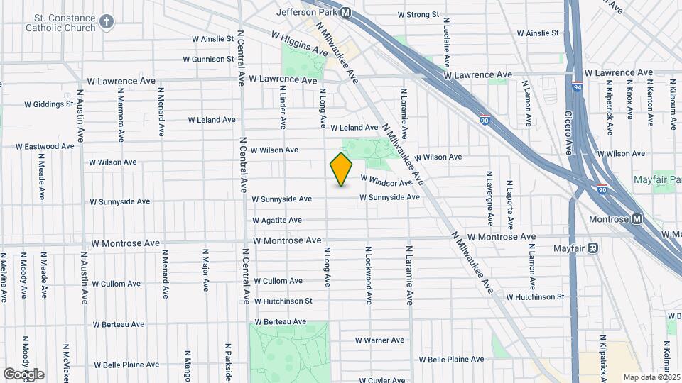 5338 W Sunnyside Ave, Unit #2 Map and Location Details