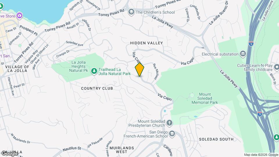 7274 Via Capri Map and Location Details