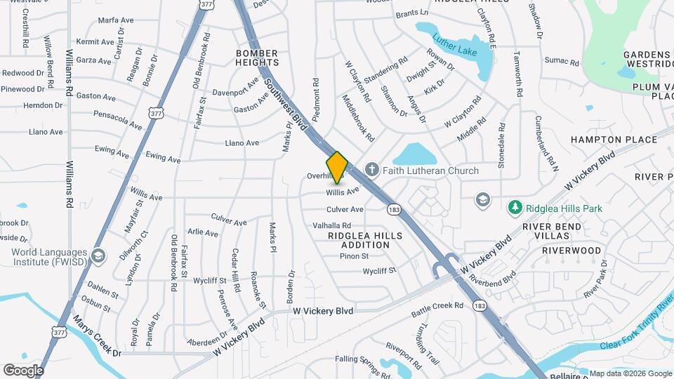7028 Willis Ave Map and Location Details