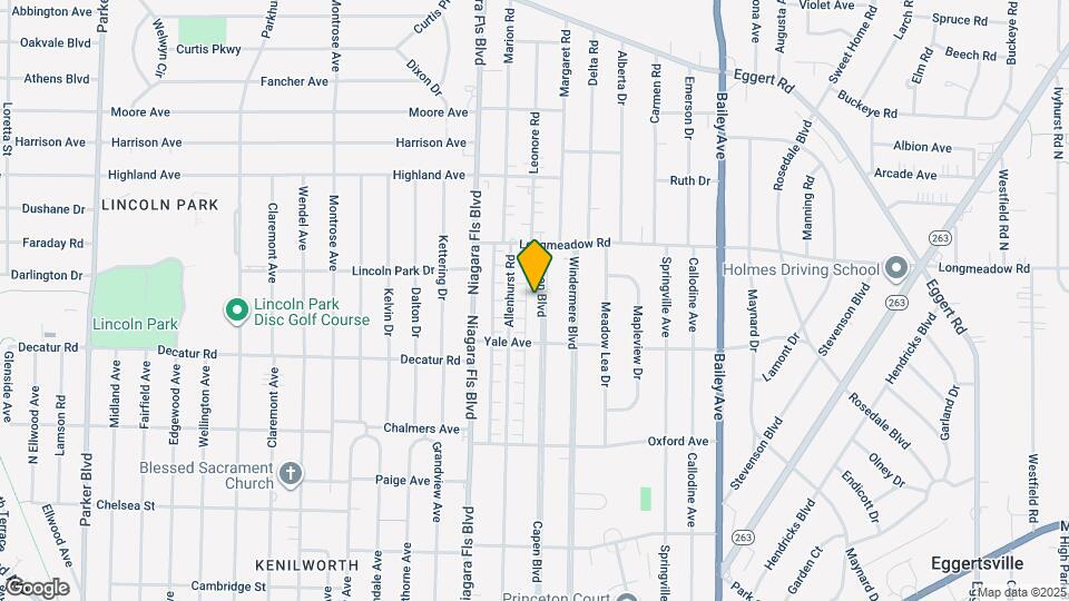 526 Capen Blvd Mapa y Detalles de la Ubicación
