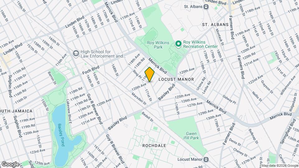 120-06 172nd St Map and Location Details