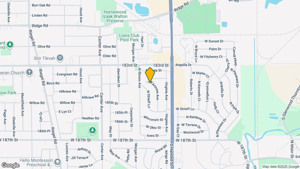 514 N Arizona Ave Map and Location Details