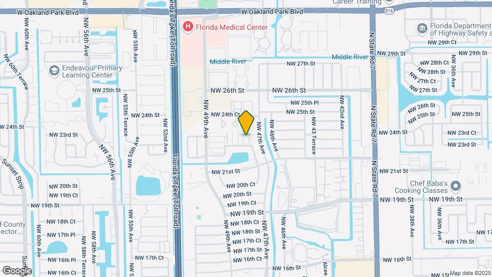 2271 NW 47th Terrace Map and Location Details