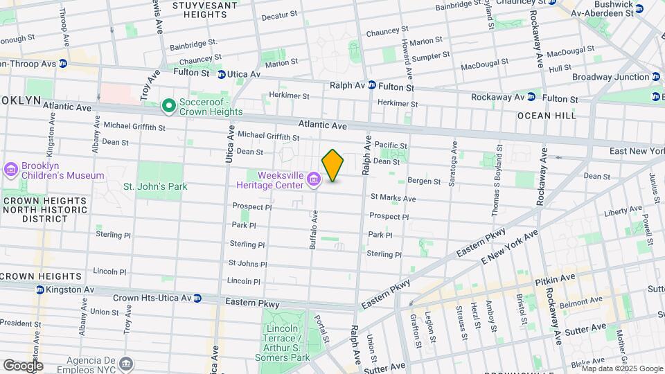 1337 Saint Marks Ave Map and Location Details