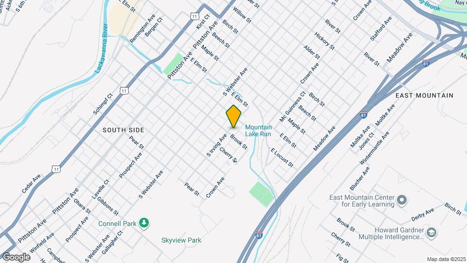 1225 S Irving Ave Map and Location Details