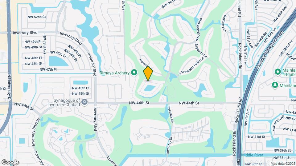6106 Royal Poinciana Ln Map and Location Details