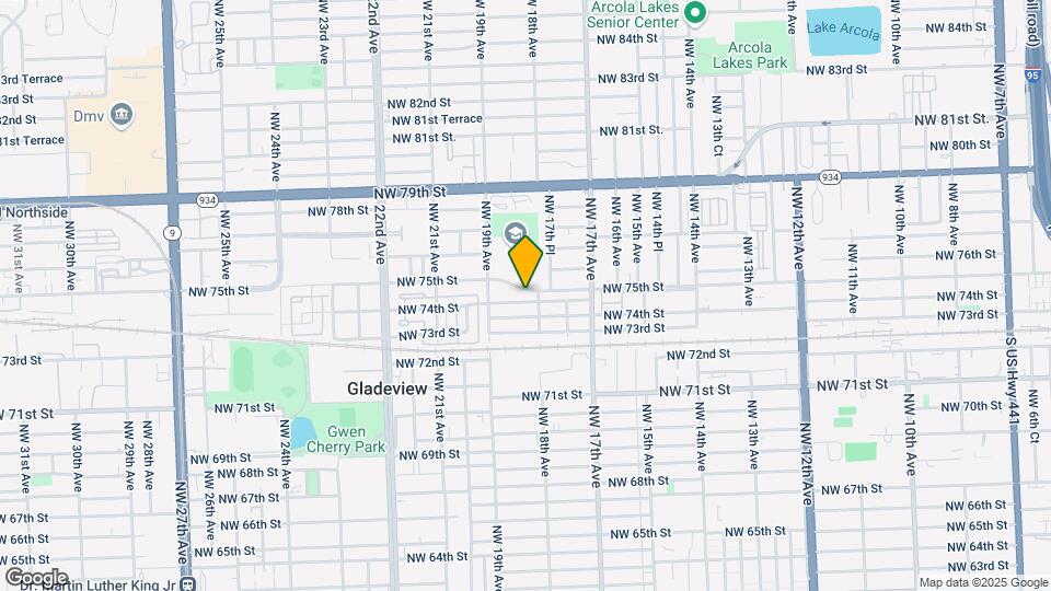 1821 NW 74th Terrace-Unit -1821 Map and Location Details