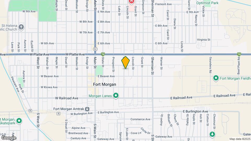 418 Lake St Map and Location Details