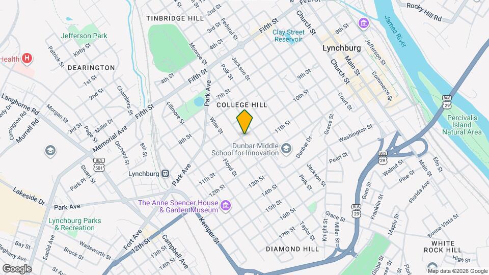 1000 Taylor St Map and Location Details