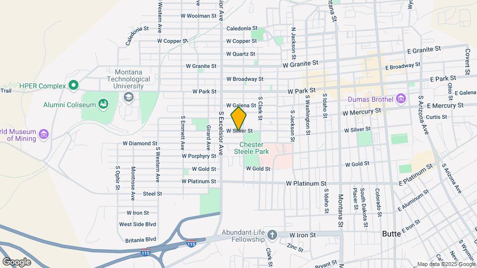 806 W Silver St Map and Location Details
