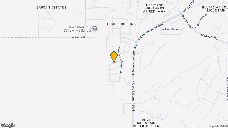 5569 W Crimson Bluff Dr Map and Location Details