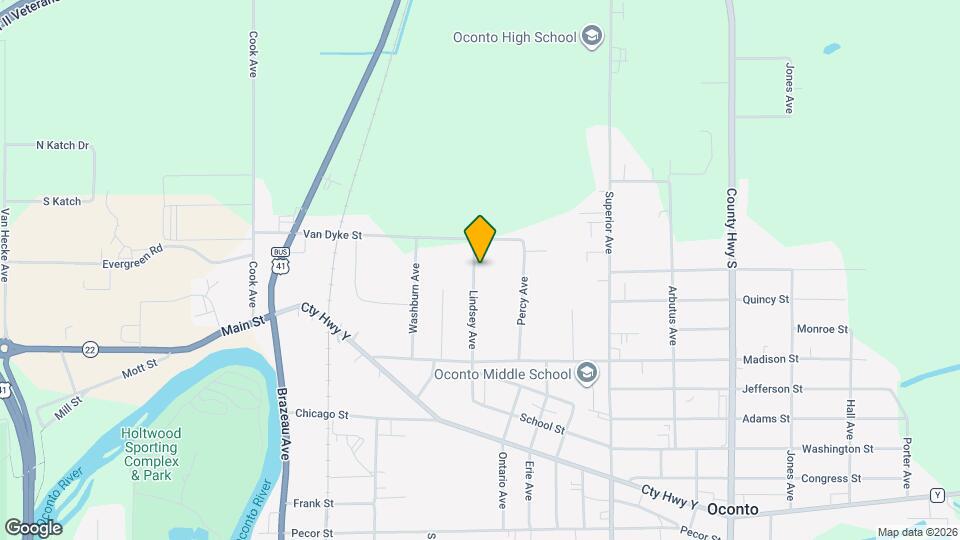 194 Lindsey Ave Map and Location Details