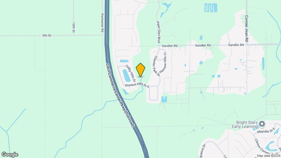 6647 Colby Hills Dr Map and Location Details