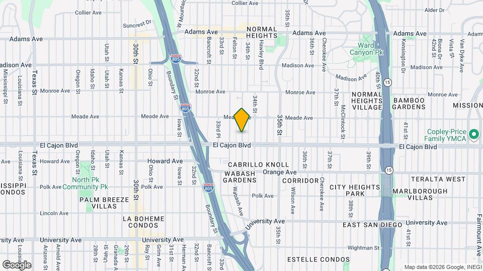 4324 Felton St Map and Location Details