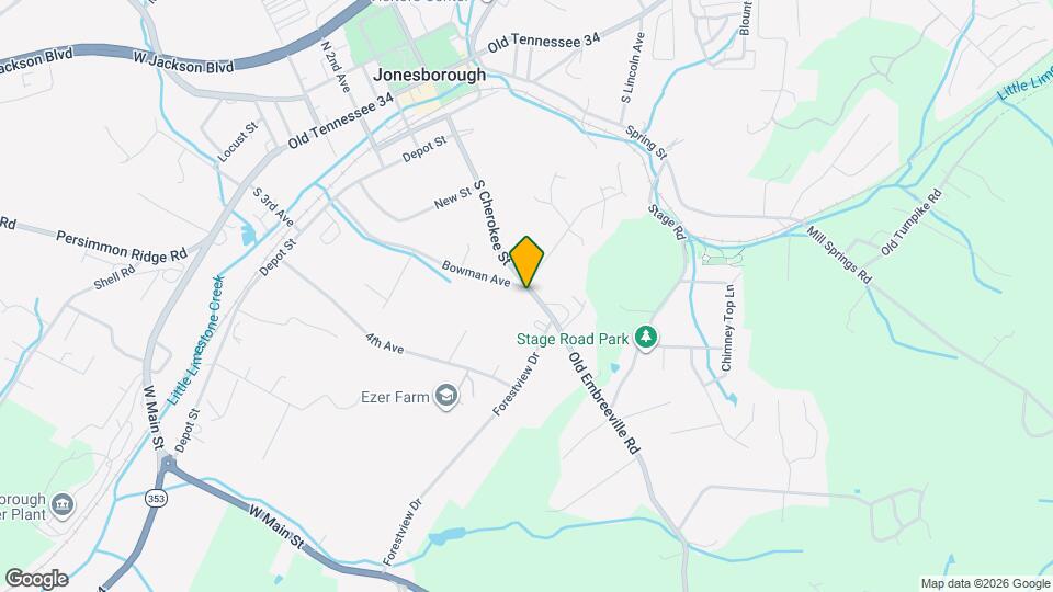 706 S Cherokee St Map and Location Details