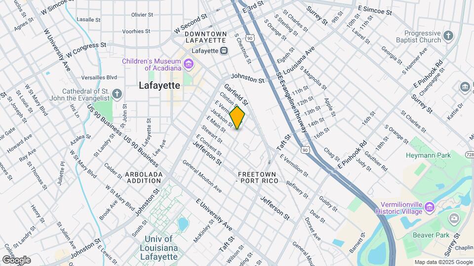 400 Lamar St Map and Location Details