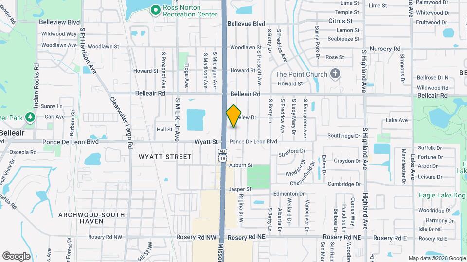 1660 S Jefferson Ave Map and Location Details