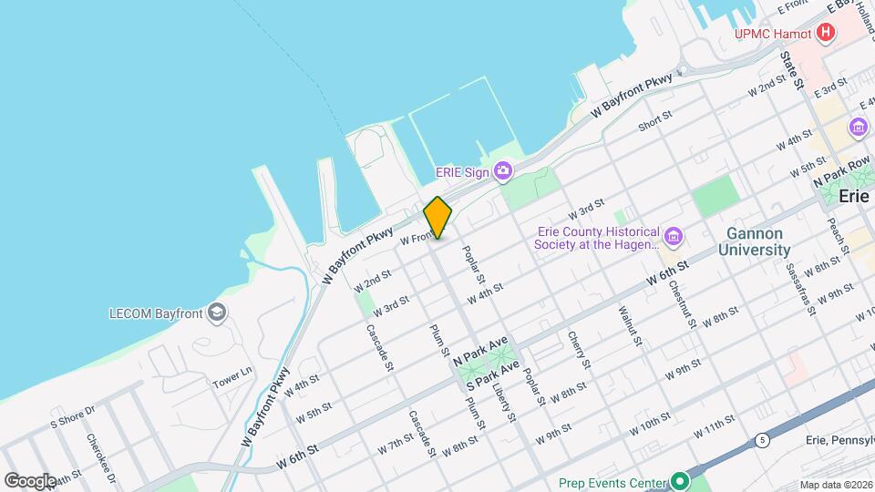 726 W 2nd St, Unit 5 Mapa y Detalles de la Ubicación