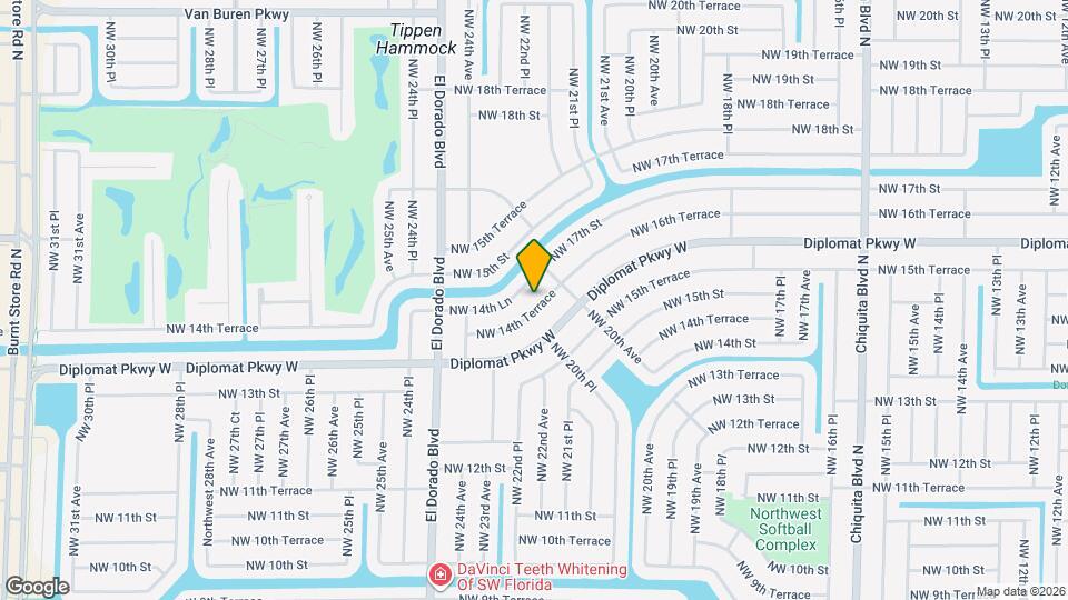 2117 NW 14th Terrace Map and Location Details