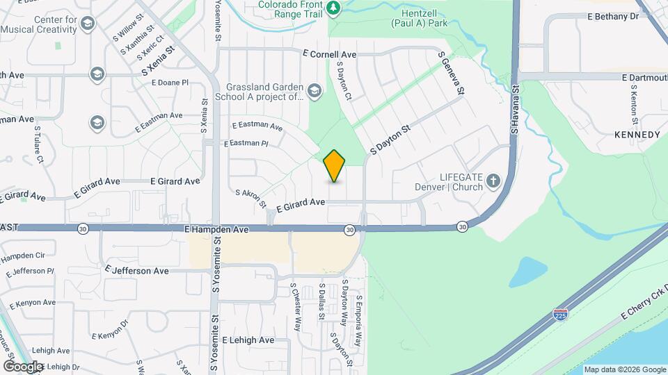 3404 S Clinton Ct Map and Location Details