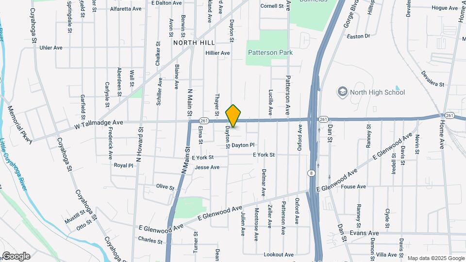 595 Dayton St Map and Location Details