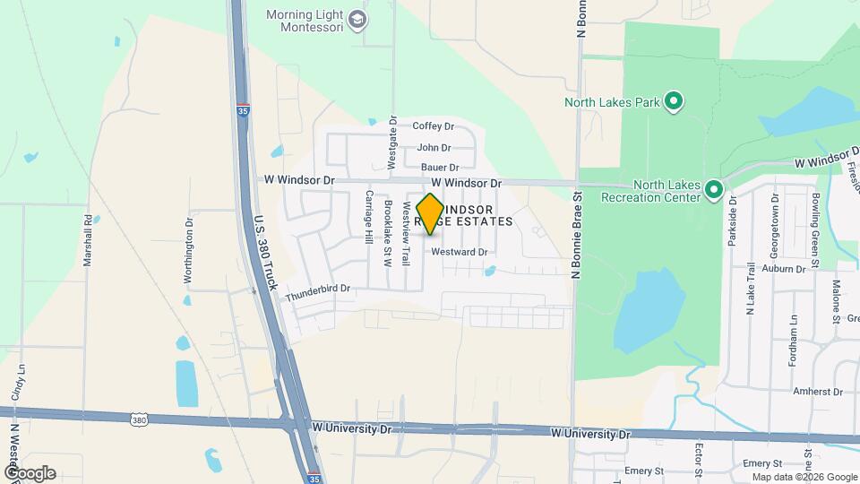 2204 Crestmeadow St Map and Location Details