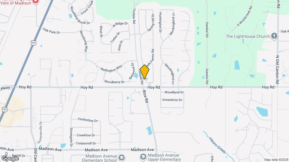 206 Clark Farms Rd Map and Location Details