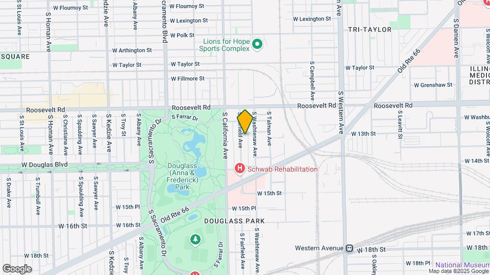 1301 S Fairfield Ave Map and Location Details