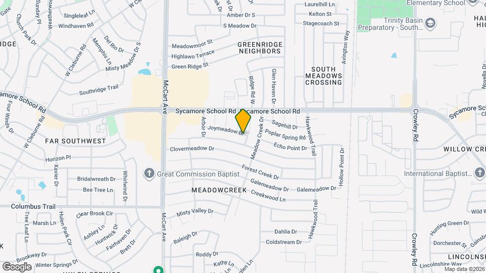 2905 Joymeadow Dr Map and Location Details