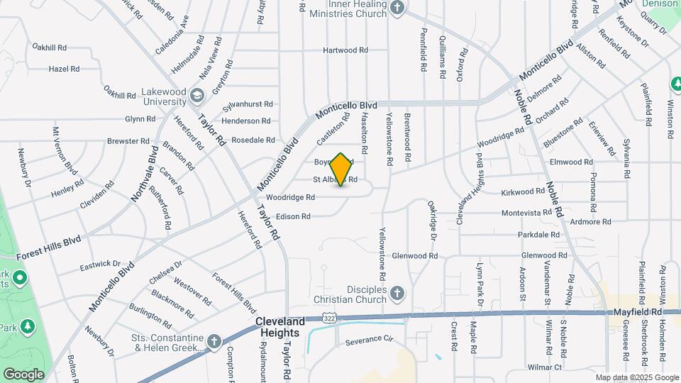 3531 Woodridge Rd Map and Location Details