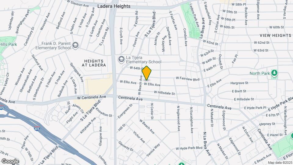 445 W Ellis Ave Mapa y Detalles de la Ubicación