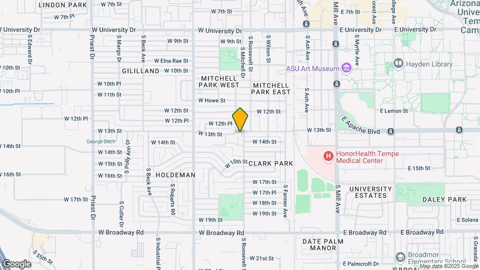 609 W 13th St Map and Location Details