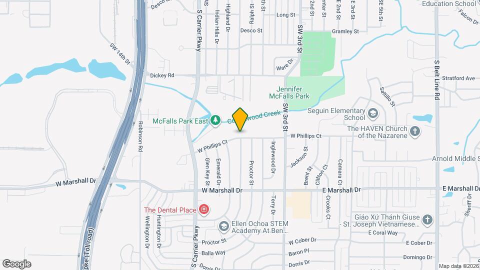 438 W Phillips Ct Map and Location Details