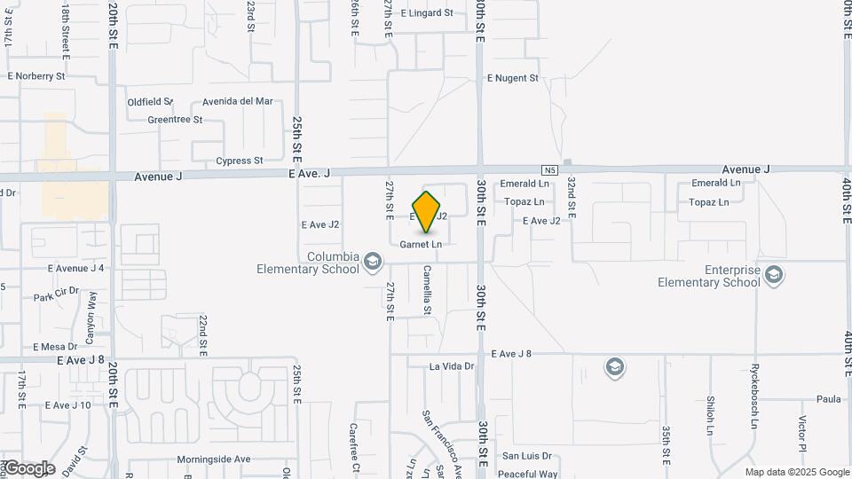 2751 Garnet Ln Map and Location Details