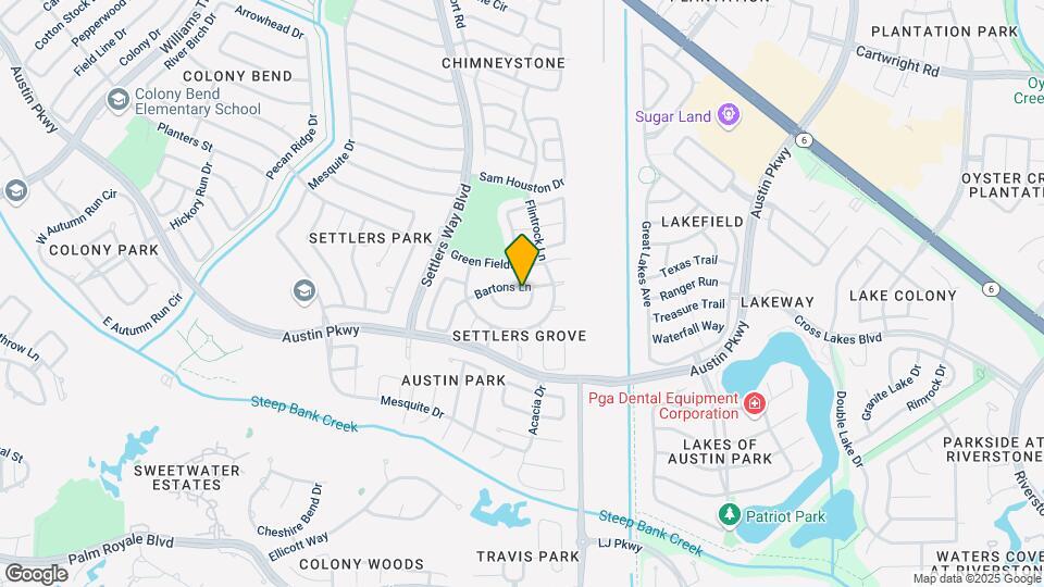 3810 Bartons Ln Mapa y Detalles de la Ubicación