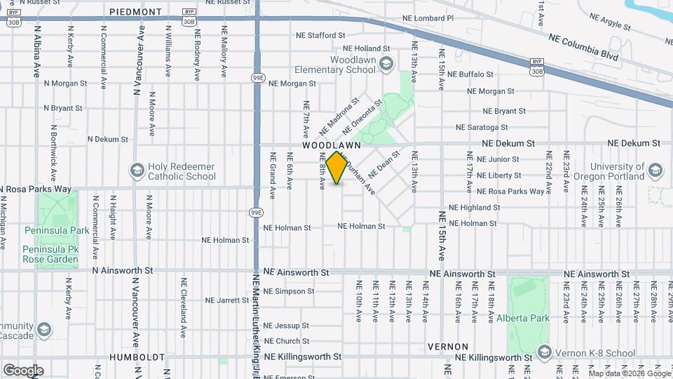 6459 NE 9th Ave Map and Location Details