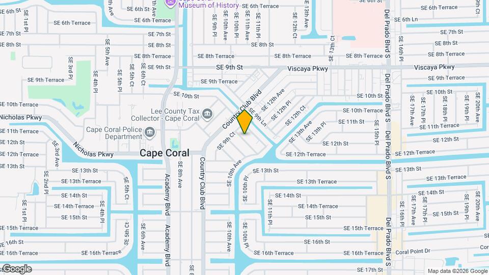 1029 SE 11th St Map and Location Details