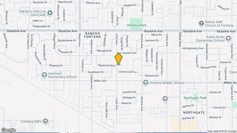 7575 Lime Ave Map and Location Details