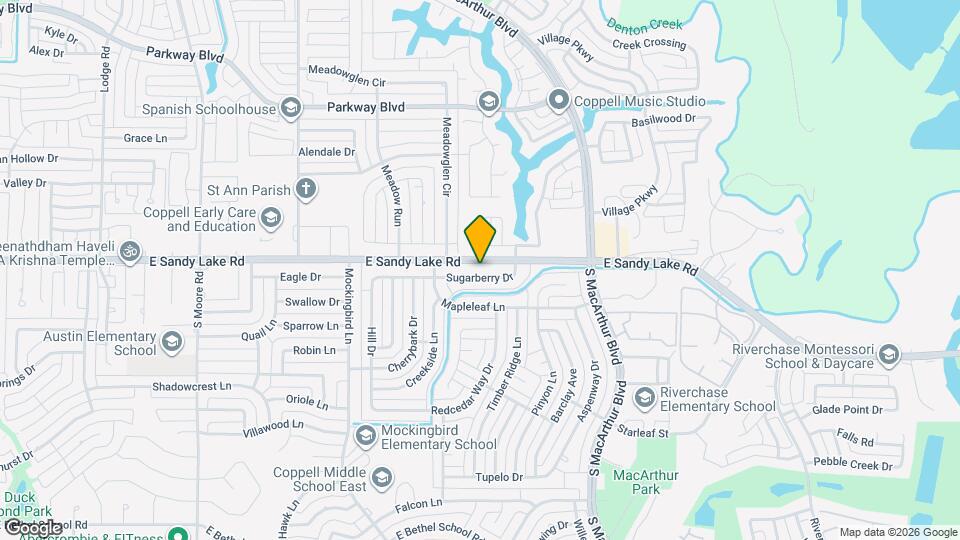 924 Sugarberry Dr Map and Location Details
