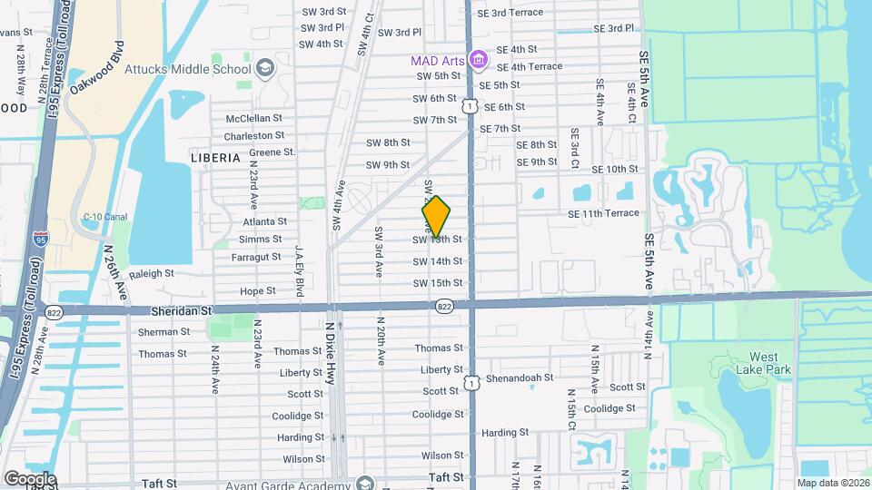 55 SW 13th St Mapa y Detalles de la Ubicación