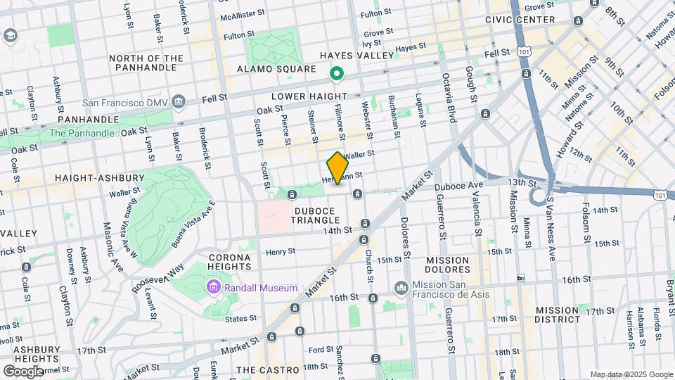 462 Duboce Ave Mapa y Detalles de la Ubicación
